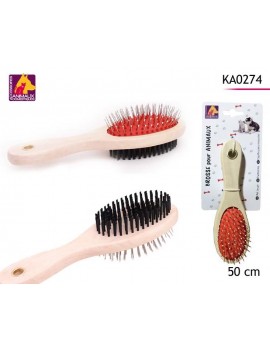 Brosse animaux double face...