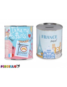 Tirelire métal "France" Q/24