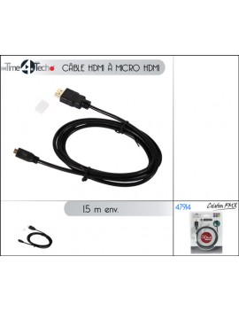 Câble HDMI à micro HDMI...