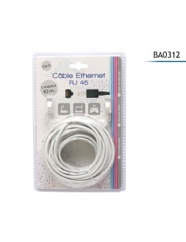 Cable ethernet RJ45 10m Q/48